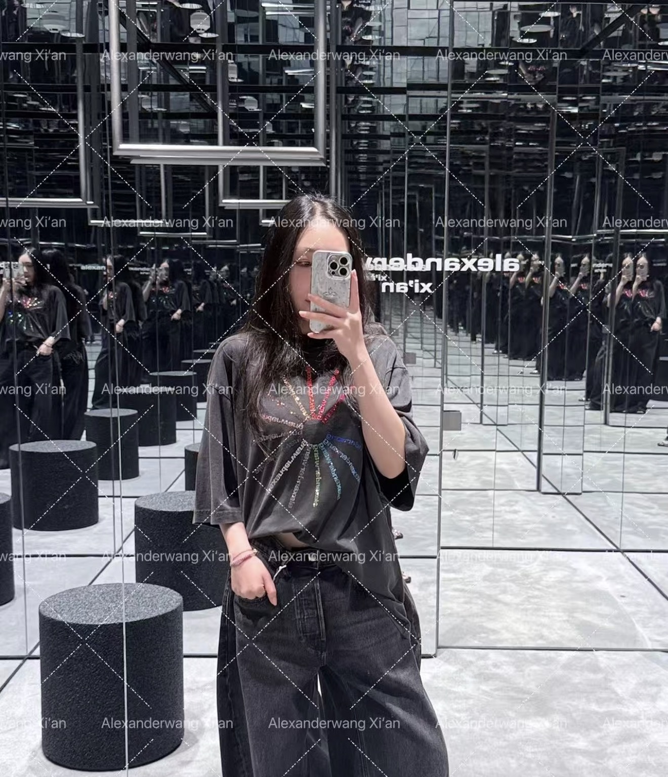 알렉산더왕 여성 반팔 132168 Alexander Wang T Shirt 썸네일 이미지