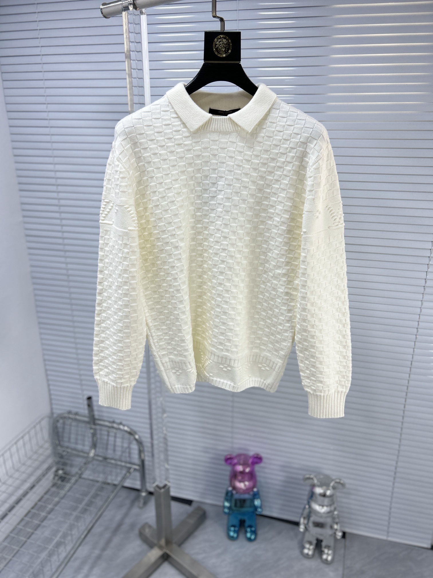 Louis Vuitton Clothing Knit Sweater Polo Sweatshirts Knitting Wool Fall/Winter Collection Fashion