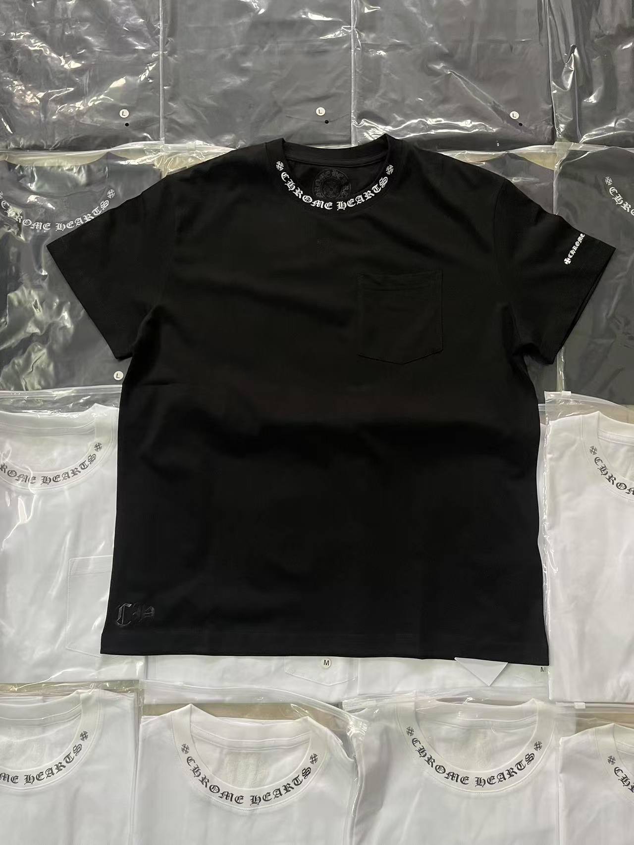 크롬하츠 프린트 코튼 오버핏 반팔 티셔츠 여성 10191 Chrome Hearts T Shirt