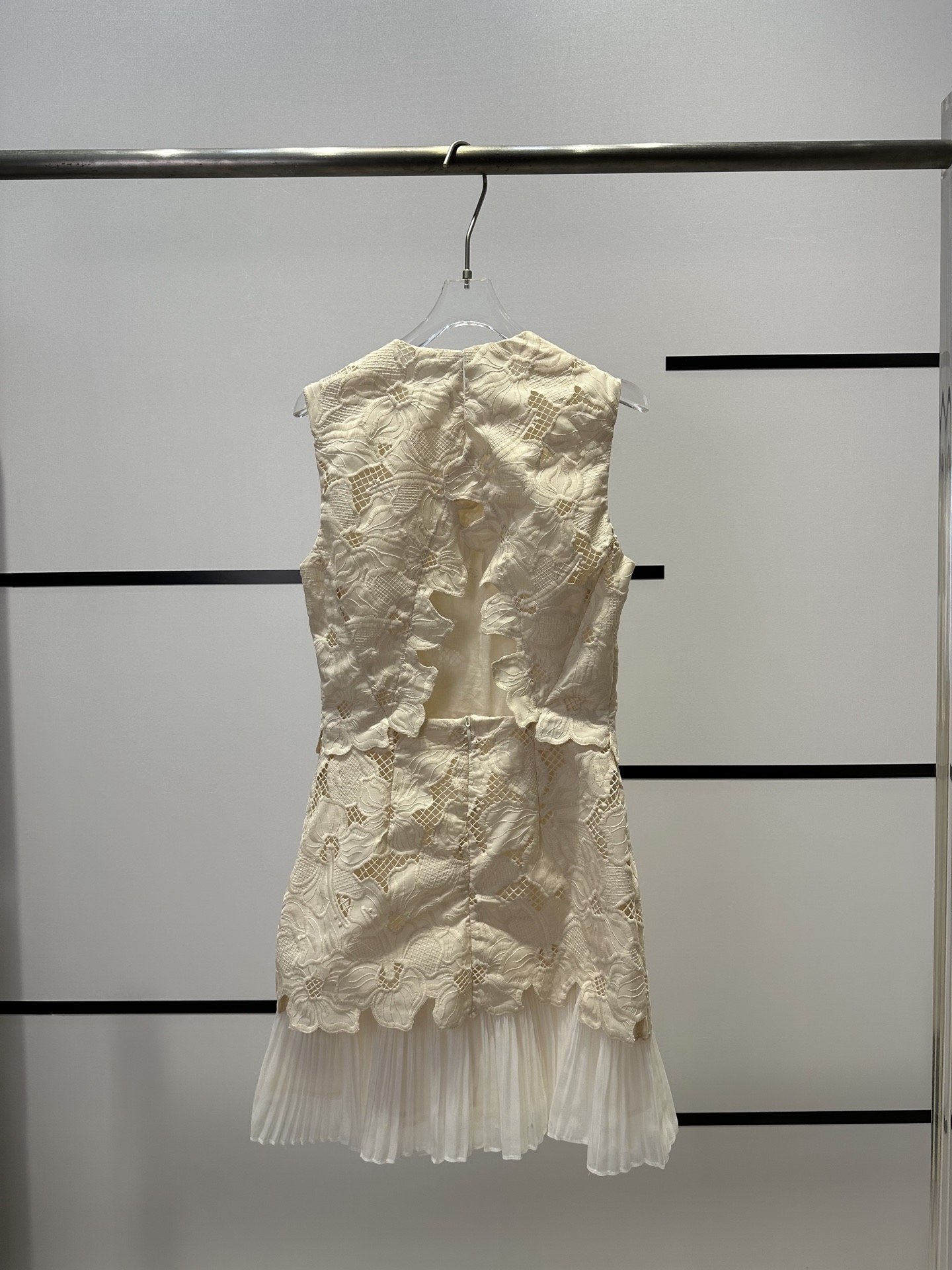 High-Quality Female Suit with SandroB5185 Water-Soaked Web Dress Customization - 图片 2