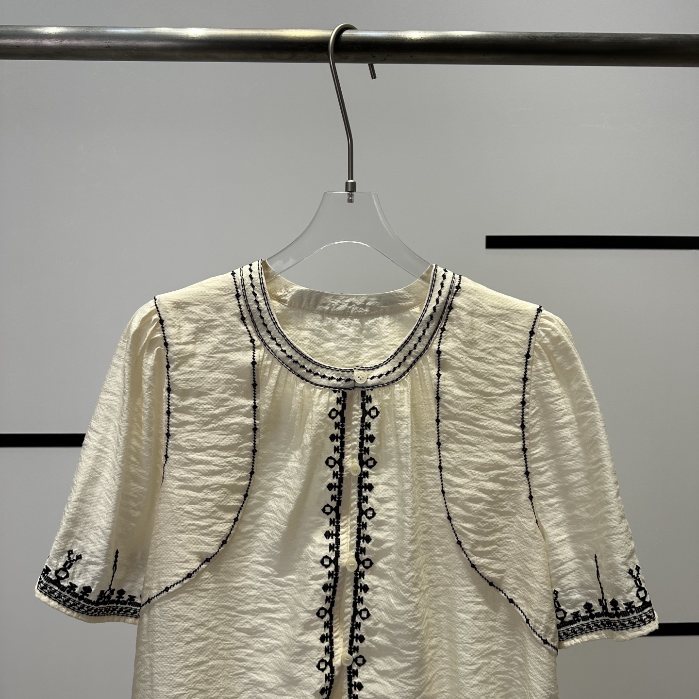 High-end Women’s Clothes: SandroX5513 Embroidery Suit for Comfortable Style, Practical Fashion - 图片 4