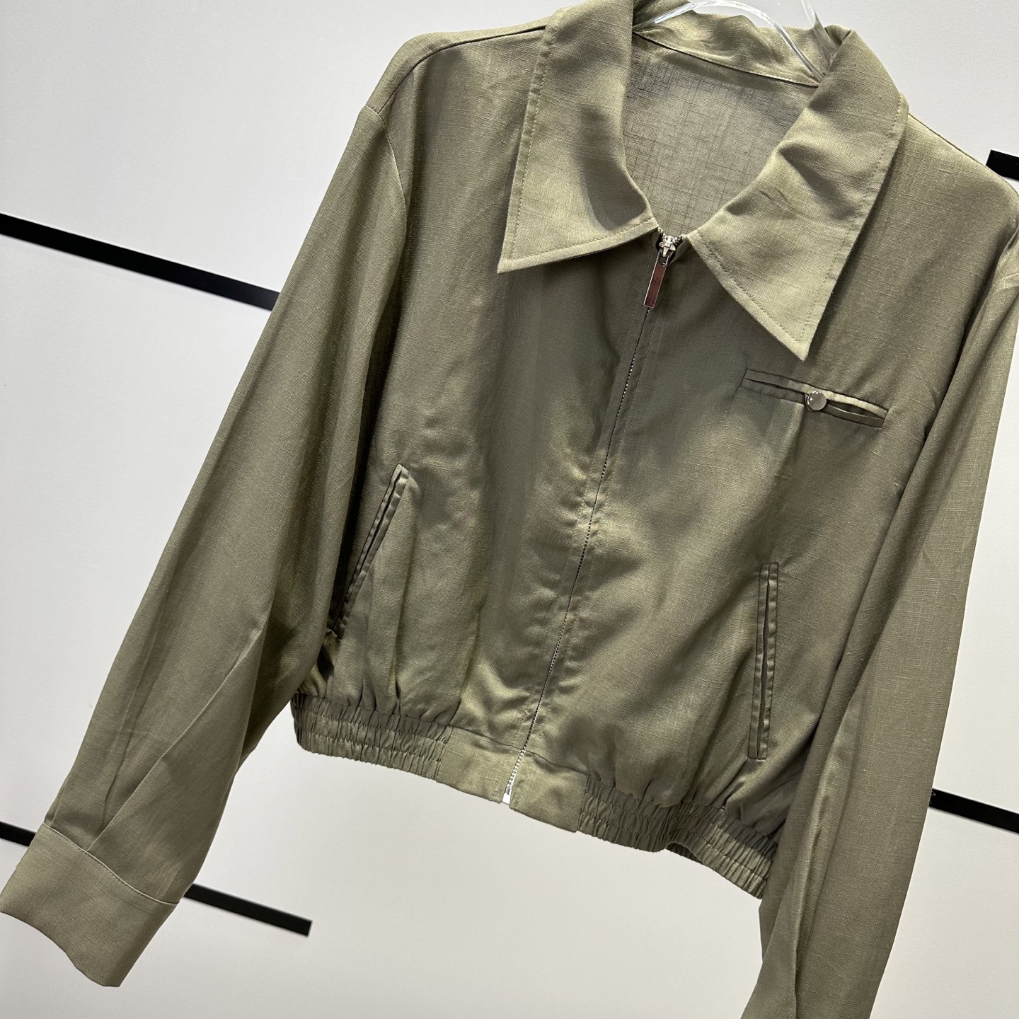 High-End Women’s Suit Set: BC B5388 Long-Sleeved Coat and Pants, Natural Breathable Fabric - 图片 5