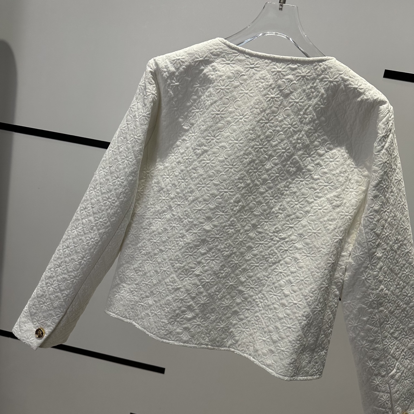 “High-End Women’s White Cotton Jacket with Stylish Design and Comfortable Fit” - 图片 7