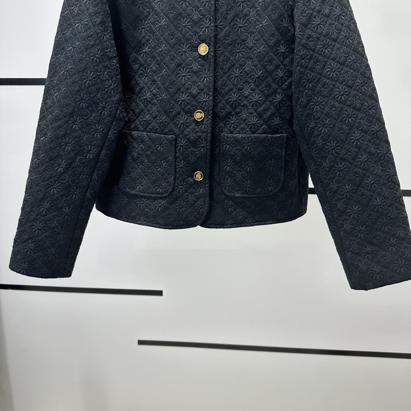“High-End Women’s White Cotton Jacket with Stylish Design for Customization | Celine/Cyleen’s B5644 Package” - 图片 5
