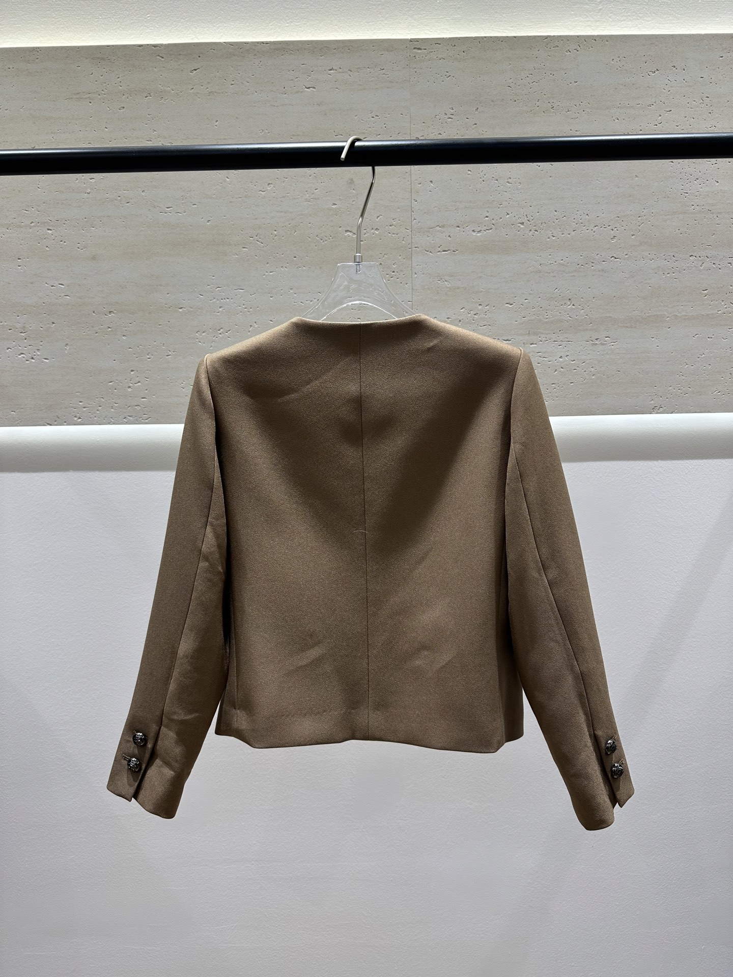 Miu Elegant Khaki Beaded Sequin Set: Jacket & A-Line Mini Skirt 4 i1761477080364 7758 0 2