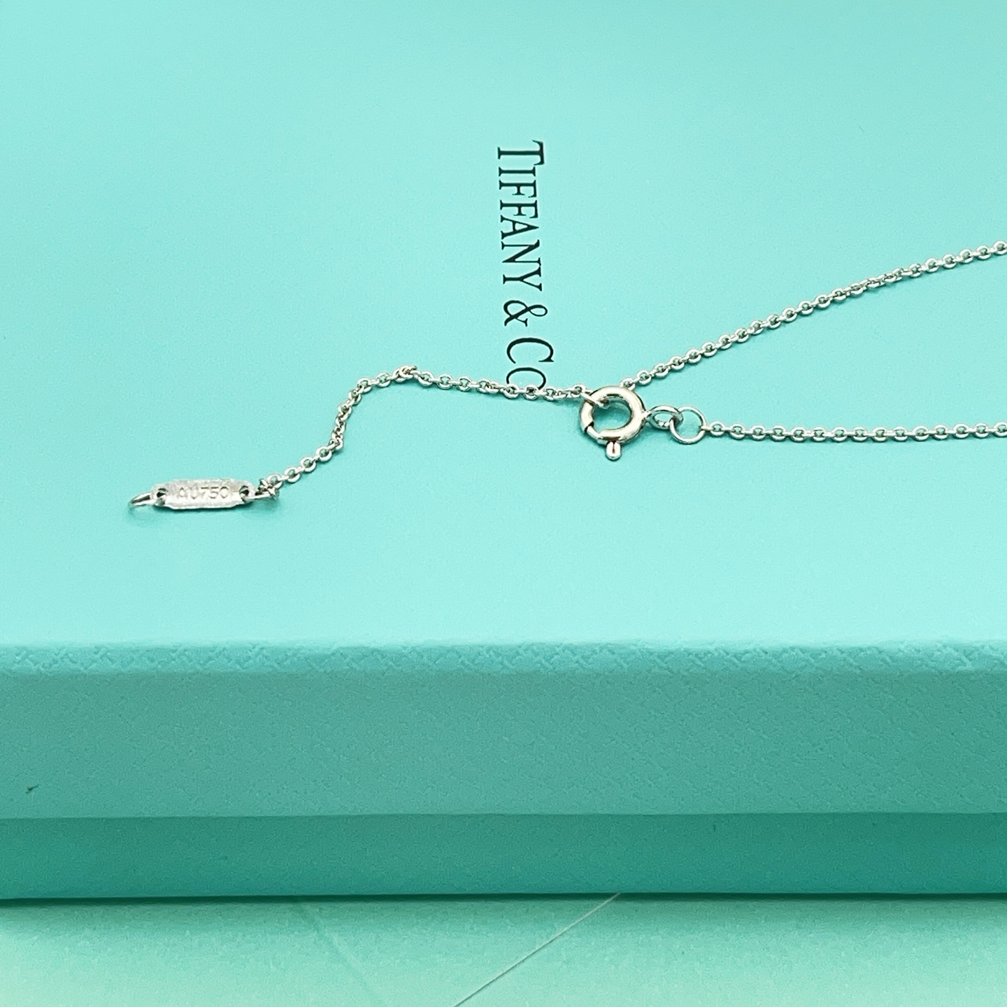 【Tiffany*帝芙尼最新款🆕🆕银色锁匙满钻项链】一致官网黄铜材质，非常的上镜‼️设计很特别值得入手。