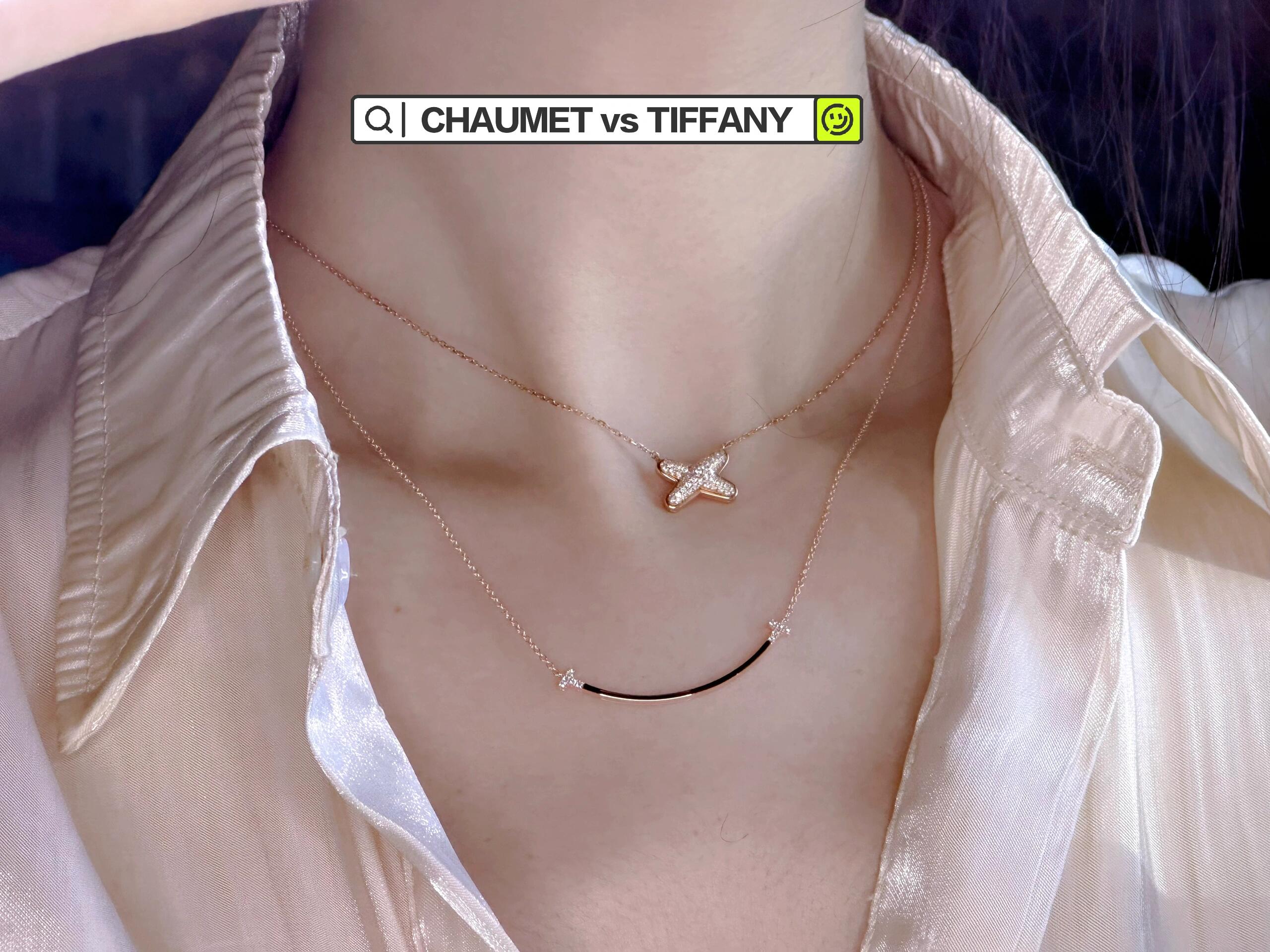 【Tiffany*帝芙尼最新款🆕🆕玫瑰金边钻笑脸项链】一致官网黄铜材质，非常的上镜‼️设计很特别值得入手