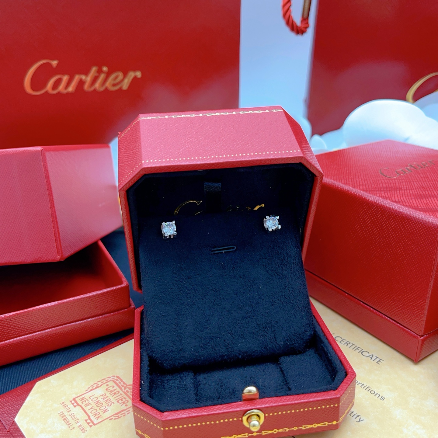 卡地亚 Cartier 高定典藏传世高定珠宝耳环项链戒指首饰 #DD500254 7