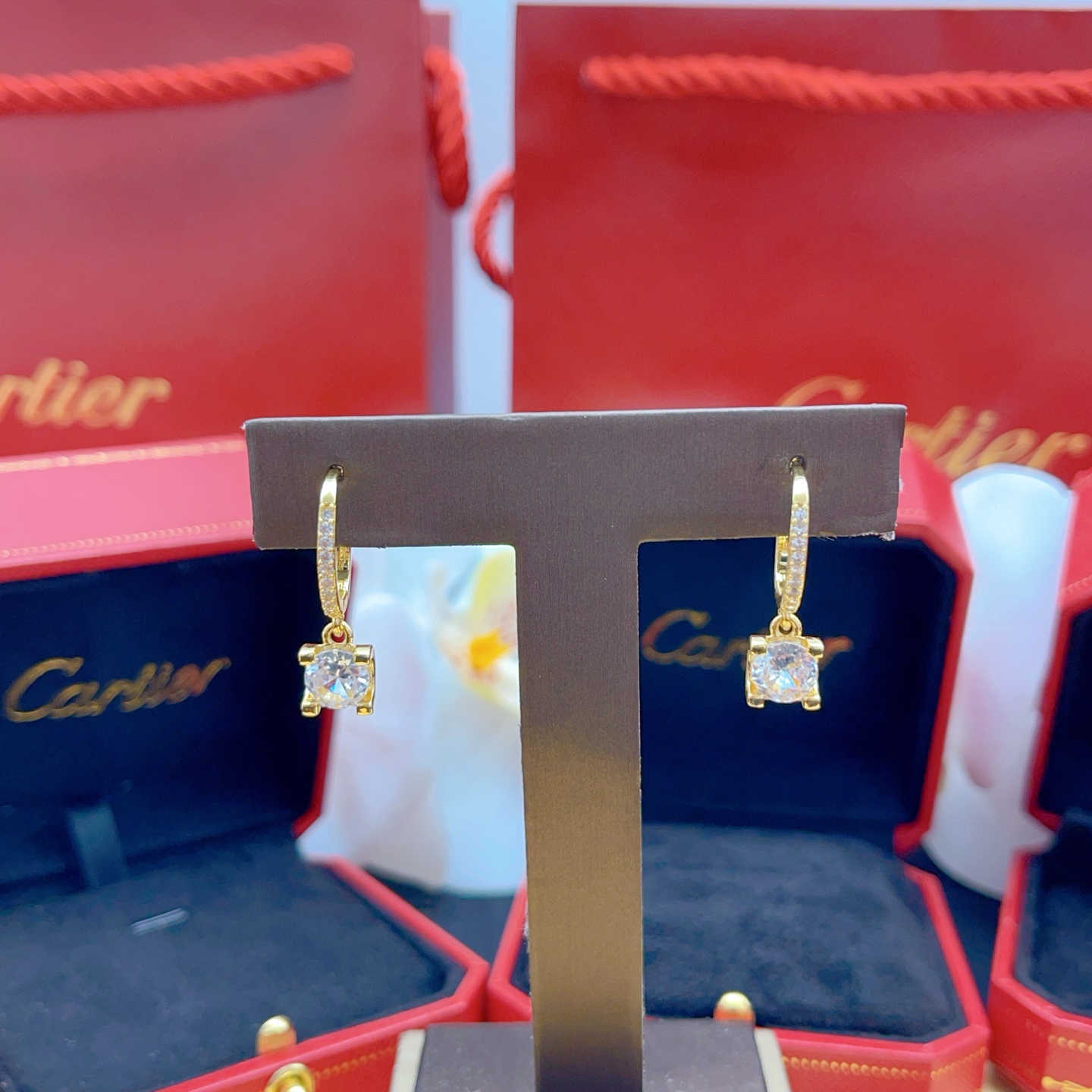 卡地亚 Cartier 传世高定珠宝耳环项链戒指首饰 #D0AC85D7 6