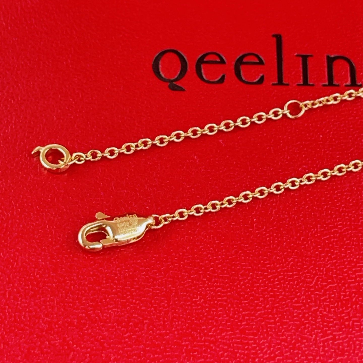 【Qeelin 最新款🆕🆕玫瑰金色镶钻葫芦项链】一致官网黄铜材质，非常的上镜‼️设计很特别值得入手高级手