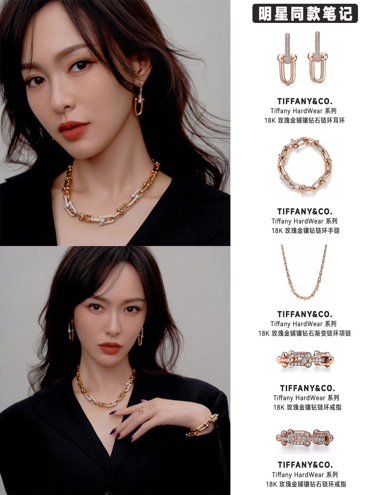 Tiffany & Co. Tiffany*帝芙尼最新款 U型银色耳钉一致ZP黄铜材质