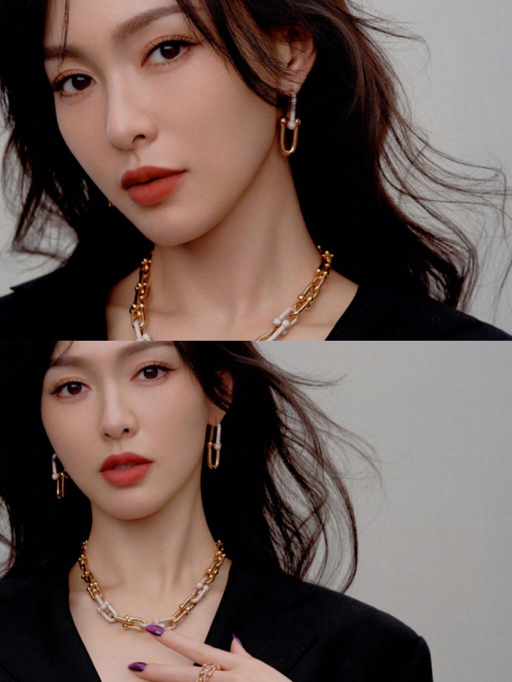 Tiffany & Co. Tiffany*帝芙尼最新款 U型银色耳钉一致ZP黄铜材质