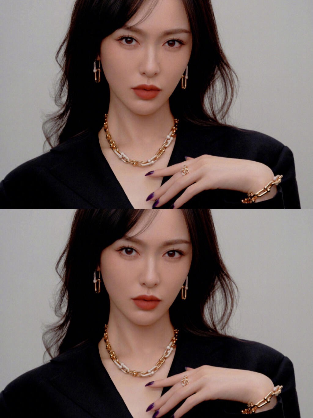 Tiffany & Co. Tiffany*帝芙尼最新款 U型银色耳钉一致ZP黄铜材质