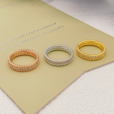 银色大小尺寸:6号、7号、8号【VanCleef*ArPel*珠珠窄板镶钻银色戒指】一致官网黄铜材质,非 银色大小尺寸:6号、7号、8号【VanCleef*ArPel*珠珠窄板镶钻银色戒指】一致官网黄铜材质,非