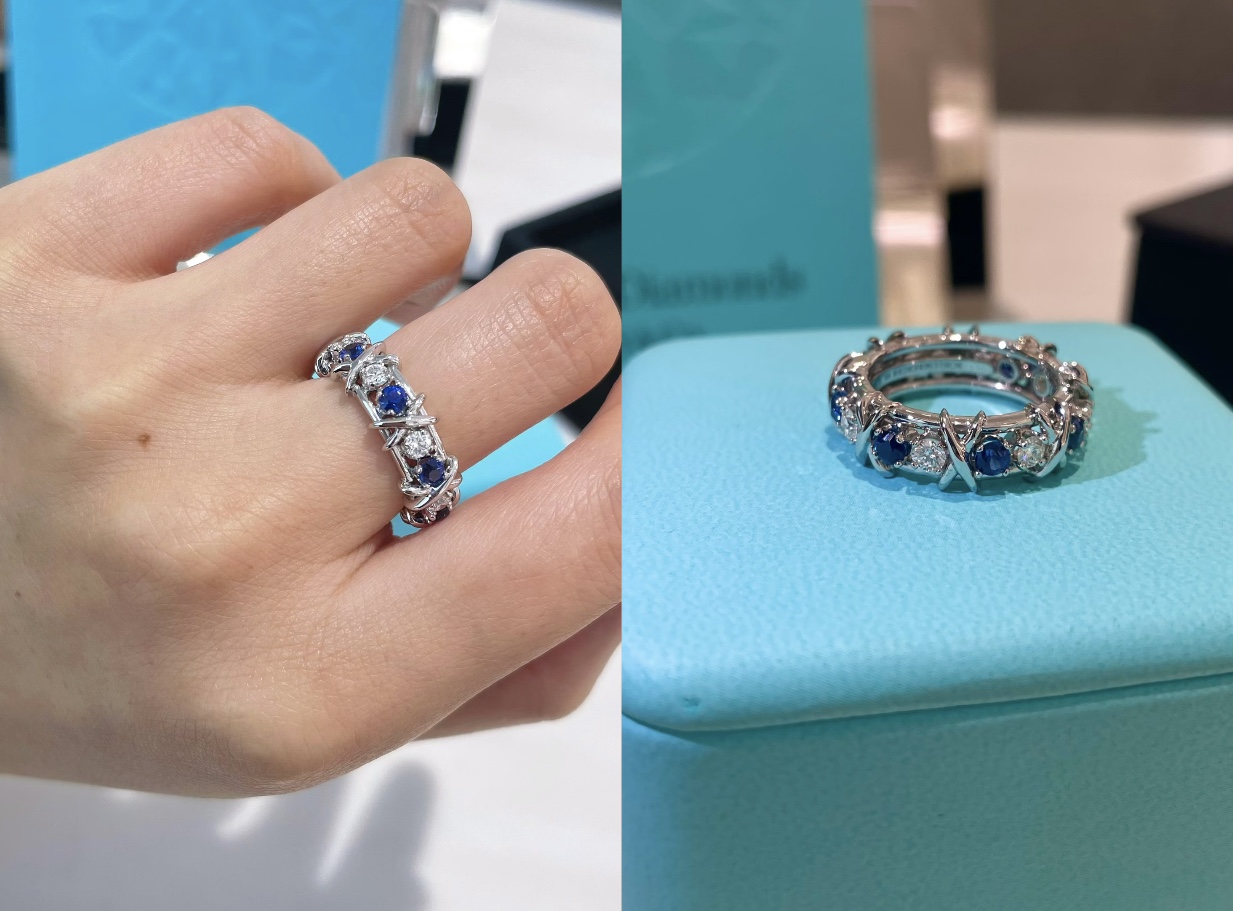 Tiffany & Co. Tiffany*帝芙尼最新款，非常的上镜‼ 设计很特别值得入手 高级手工坊系列