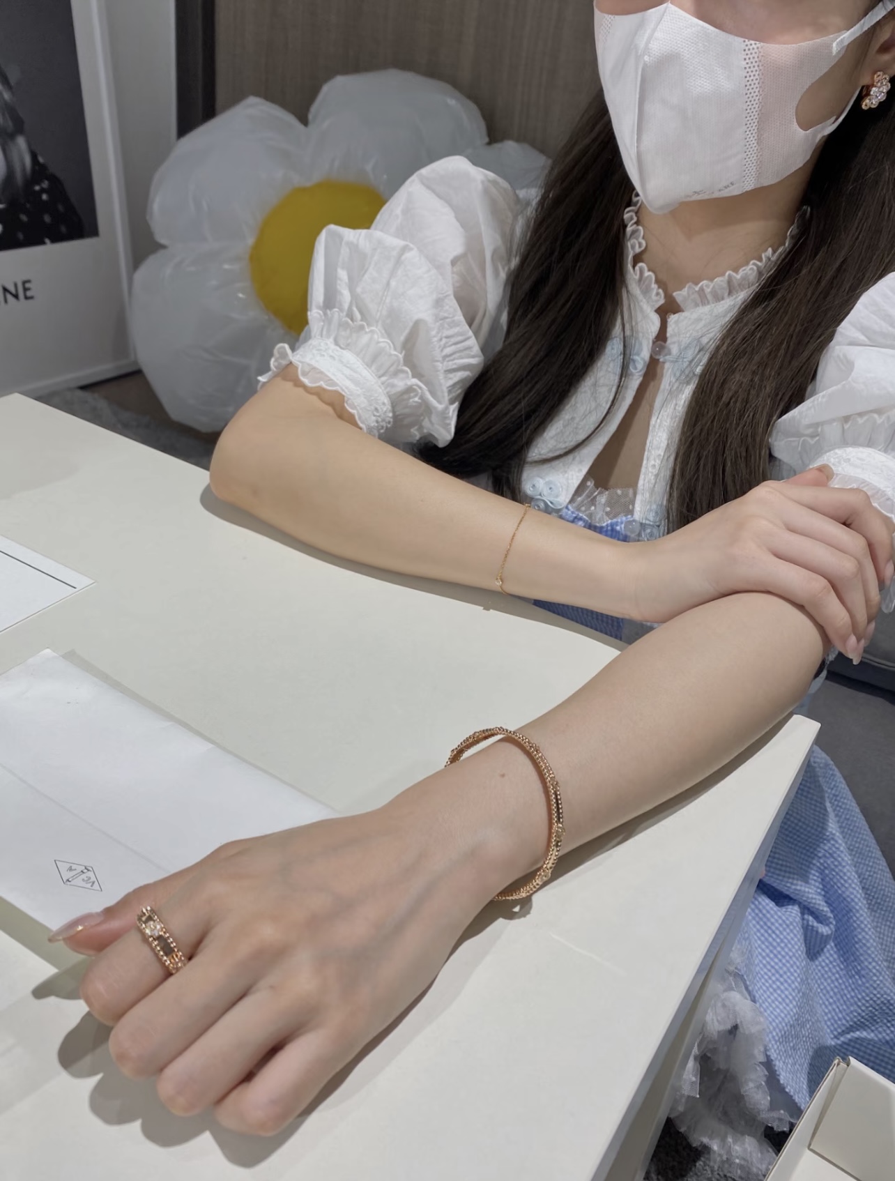 VJ011银色VJ012金色VJ013金色大小尺寸:6号、7号、8号【VanCleef*ArPel* 最 VJ011银色VJ012金色VJ013金色大小尺寸:6号、7号、8号【VanCleef*ArPel* 最