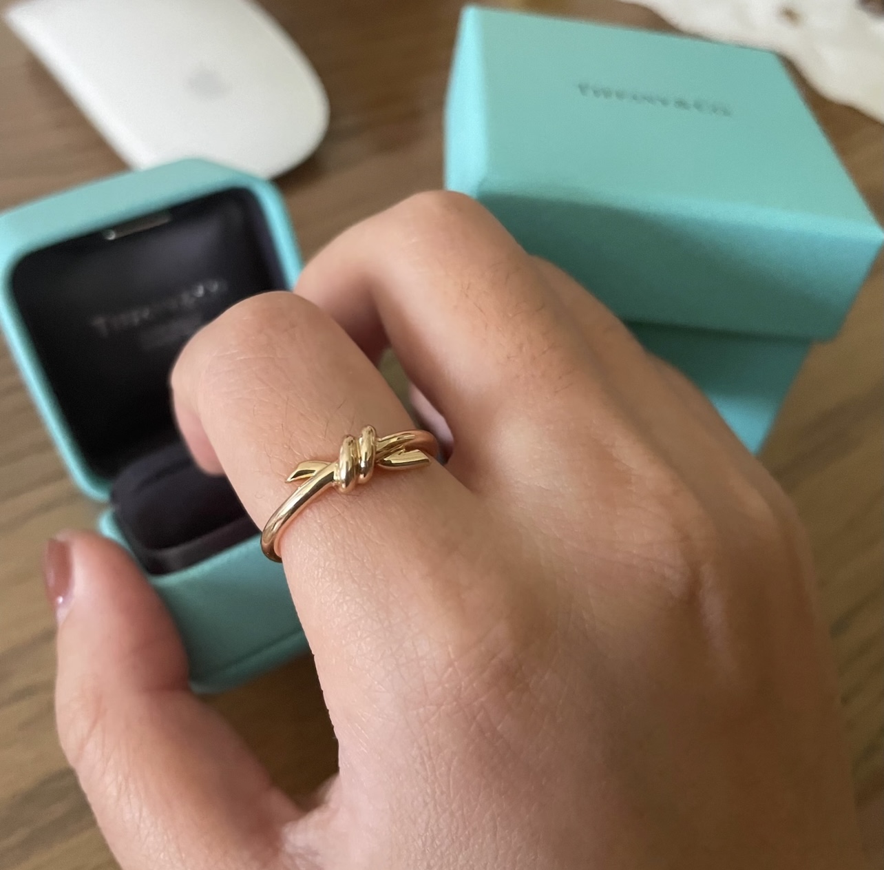 Tiffany & Co. Tiffany*帝芙尼最新款，非常的上镜‼ 设计很特别值得入手 高级手工坊系列