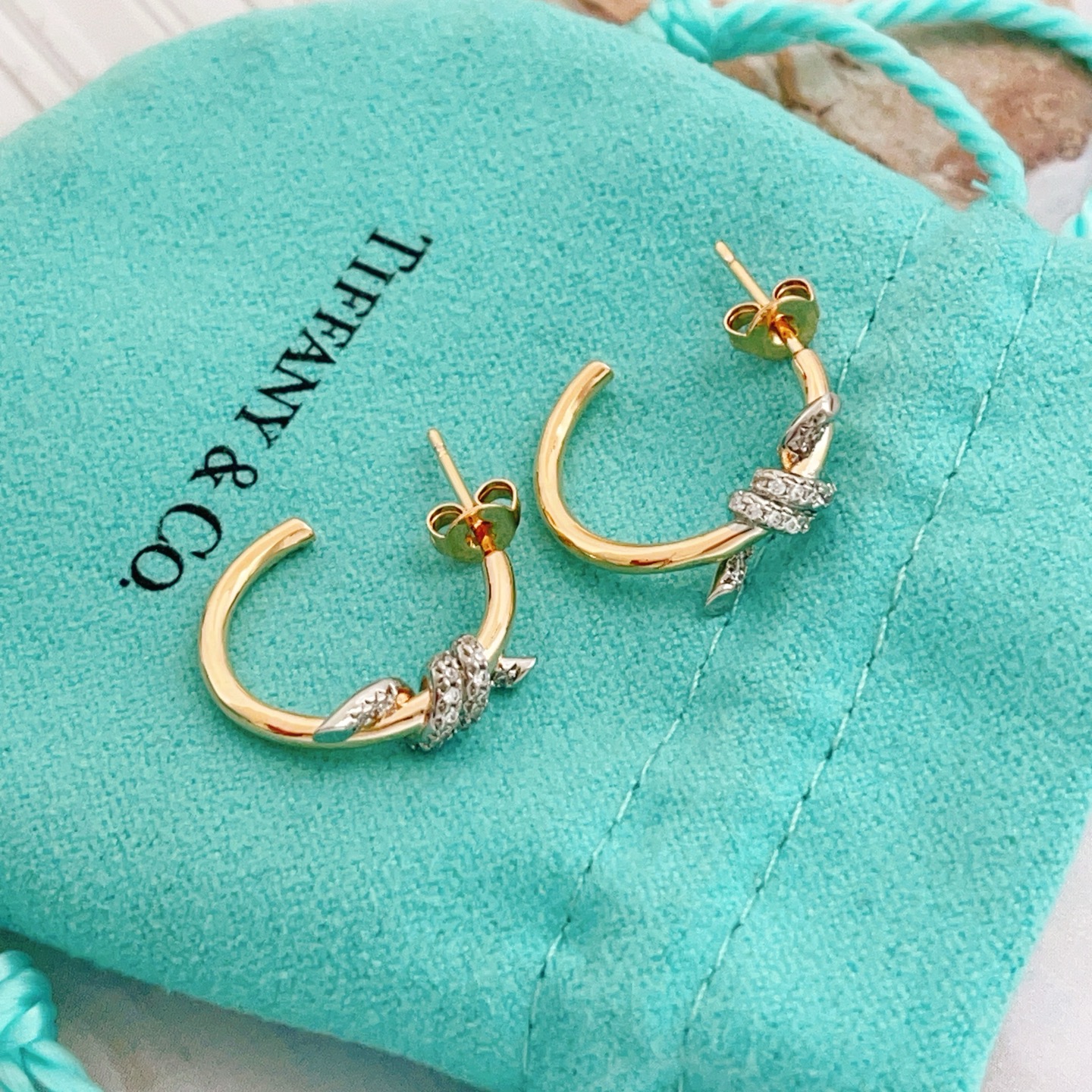 Tiffany & Co. Tiffany*帝芙尼最新款，非常的上镜‼ 设计很特别值得入手 高级手工坊系列