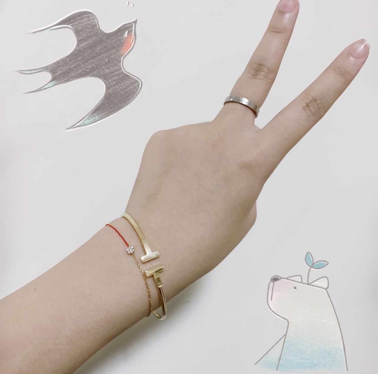 Tiffany & Co. Tiffany*帝芙尼最新款，非常的上镜‼ 设计很特别值得入手 高级手工坊系列