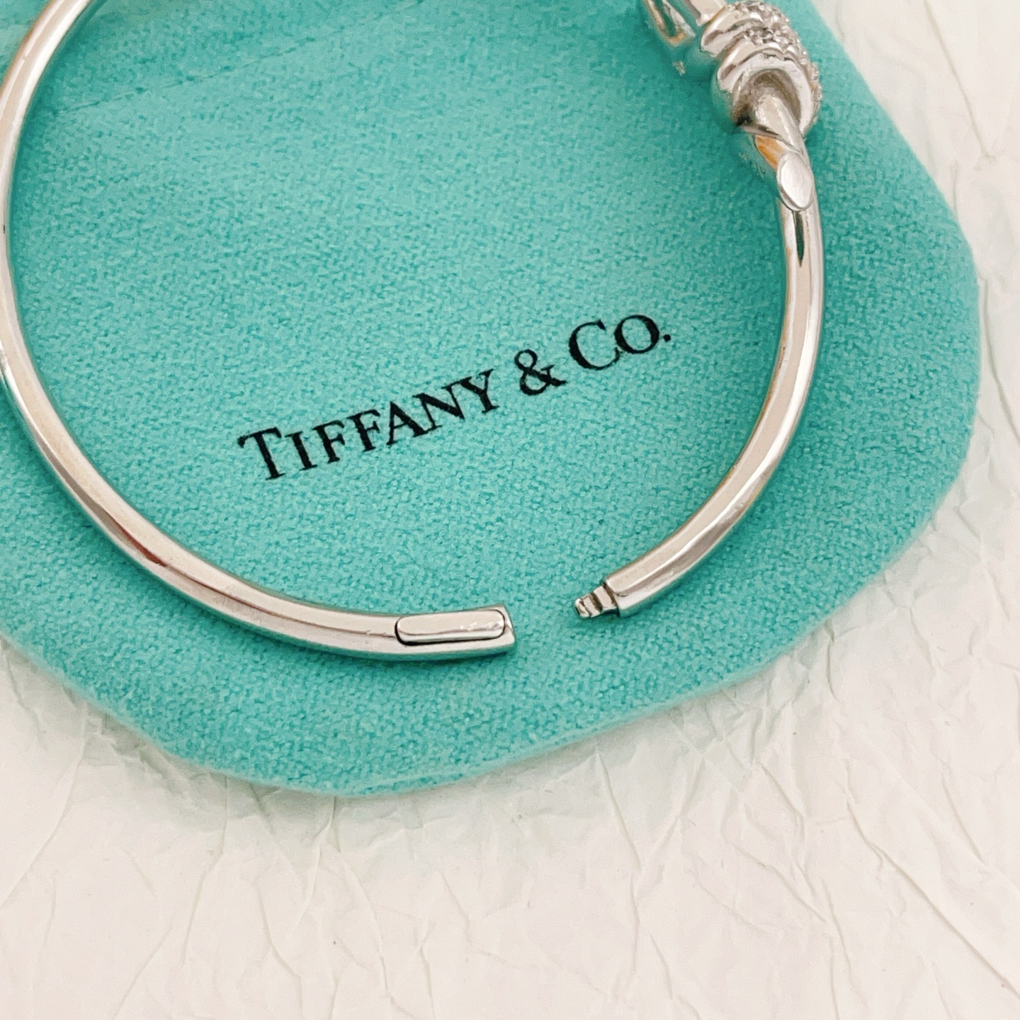 Tiffany & Co. Tiffany*帝芙尼最新款，非常的上镜‼ 设计很特别值得入手 高级手工坊系列