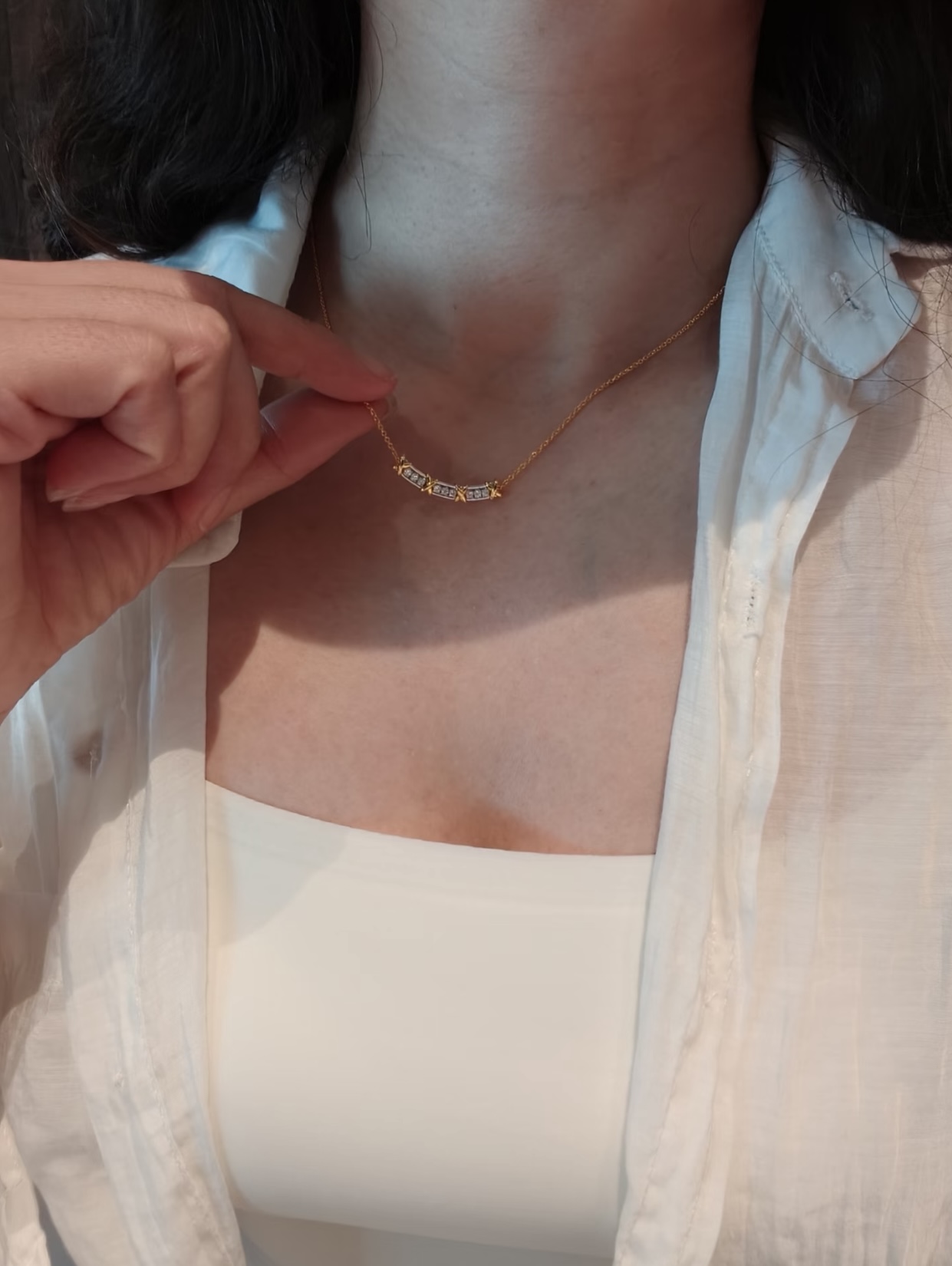 Tiffany & Co. Tiffany*帝芙尼最新款，非常的上镜‼ 设计很特别值得入手 高级手工坊系列