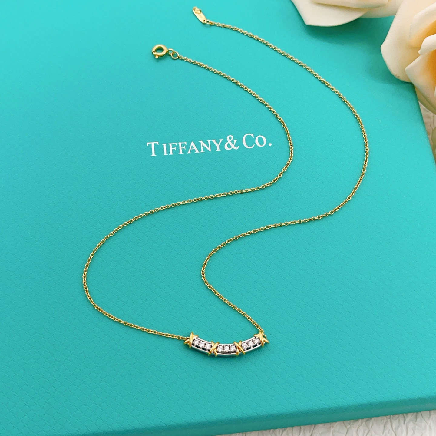 Tiffany & Co. Tiffany*帝芙尼最新款，非常的上镜‼ 设计很特别值得入手 高级手工坊系列