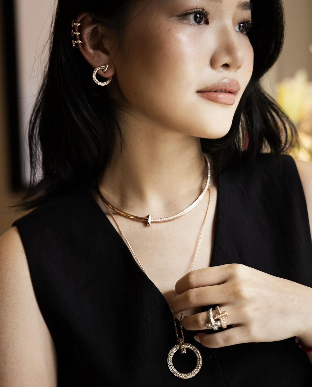 Tiffany & Co. Tiffany*帝芙尼最新款，非常的上镜‼ 设计很特别值得入手 高级手工坊系列