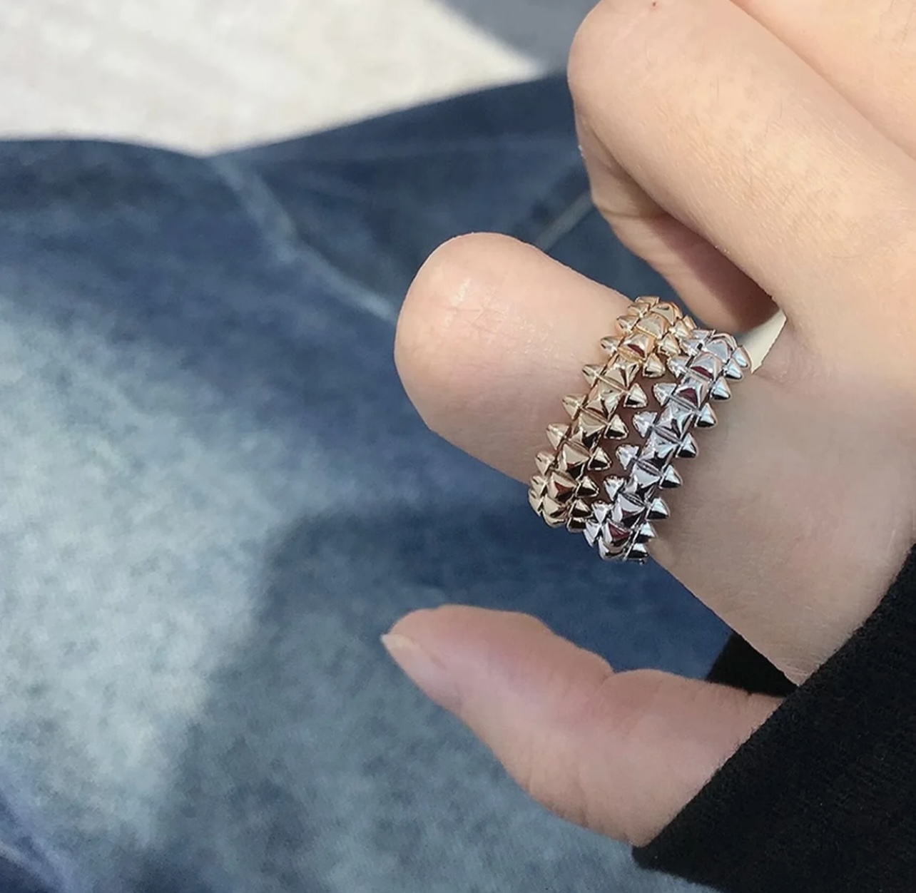 Cartier Cartie*最新款，非常的上镜‼ 设计很特别值得入手 高级手工坊系列