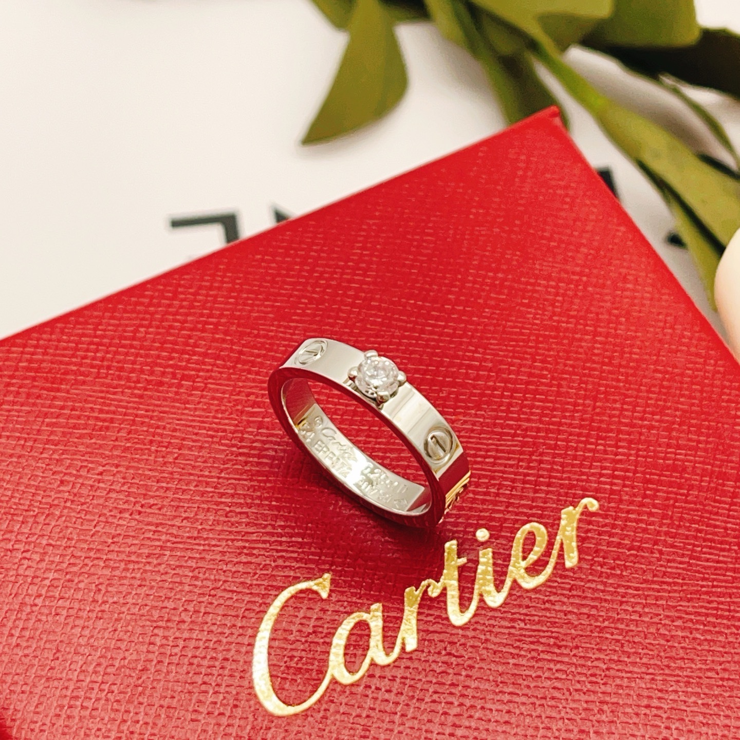大小尺寸:6号、7号、8号【Cartie*最新款🆕🆕银色单钻戒指】一致官网黄铜材质,非常的上镜‼️设计很 大小尺寸:6号、7号、8号【Cartie*最新款🆕🆕银色单钻戒指】一致官网黄铜材质,非常的上镜‼️设计很