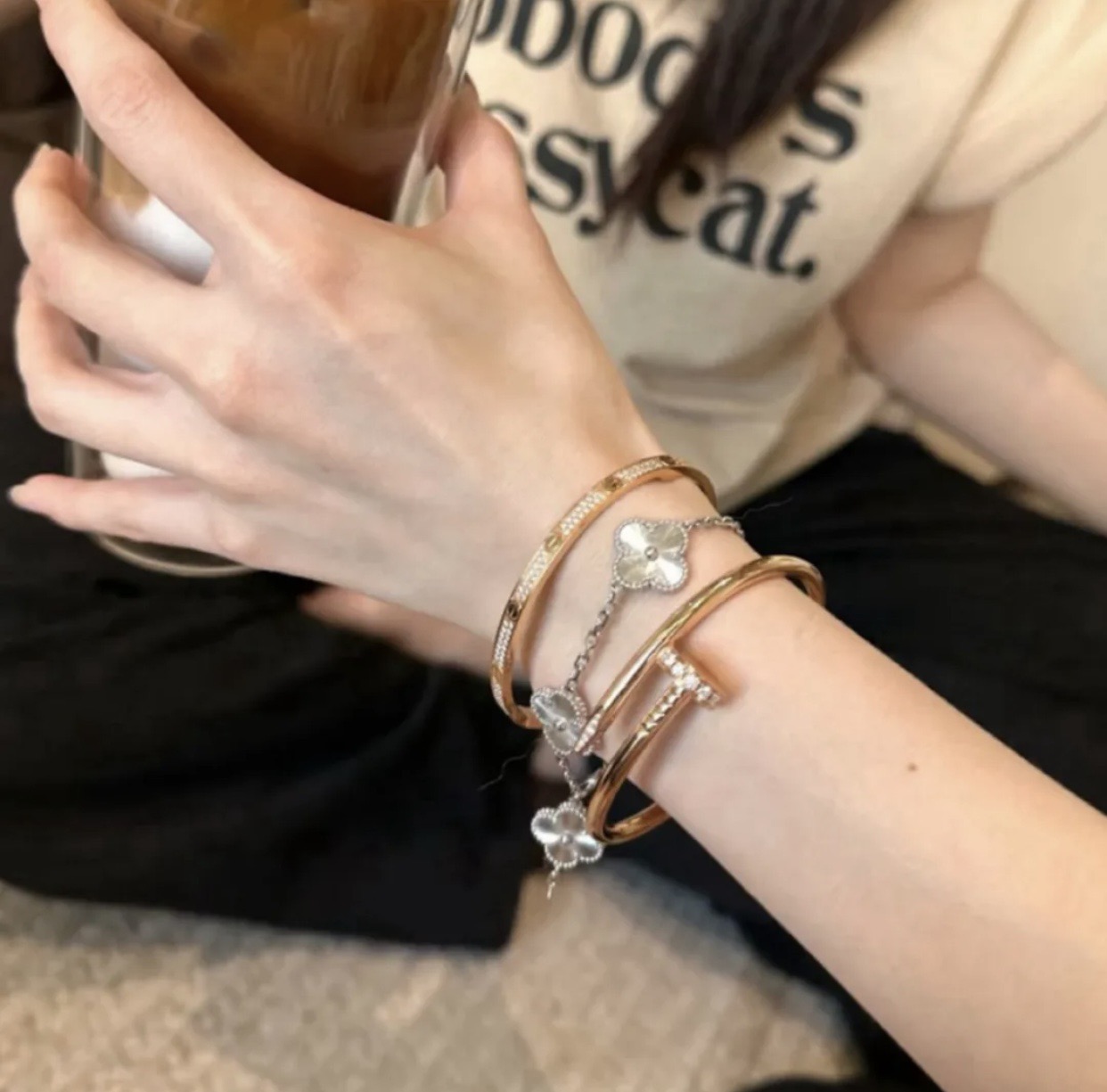 Cartier Cartie*最新款，非常的上镜‼ 设计很特别值得入手 高级手工坊系列