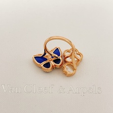 大小尺寸:均码可调大小【VanCleef*ArPel* 梵克雅宝最新款🆕🆕玫瑰金蝴蝶戒指】一致官网黄铜材 大小尺寸:均码可调大小【VanCleef*ArPel* 梵克雅宝最新款🆕🆕玫瑰金蝴蝶戒指】一致官网黄铜材