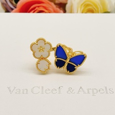 大小尺寸:均码可调大小【VanCleef*ArPel* 梵克雅宝最新款🆕🆕金色蝴蝶戒指】一致官网黄铜材质 大小尺寸:均码可调大小【VanCleef*ArPel* 梵克雅宝最新款🆕🆕金色蝴蝶戒指】一致官网黄铜材质
