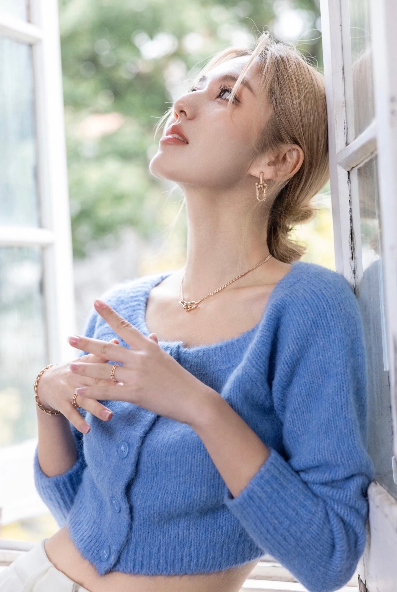 【Tiffany*帝芙尼最新款🆕🆕玫瑰金双链光面马蹄项链】一致官网黄铜材质，非常的上镜‼️设计很特别值得