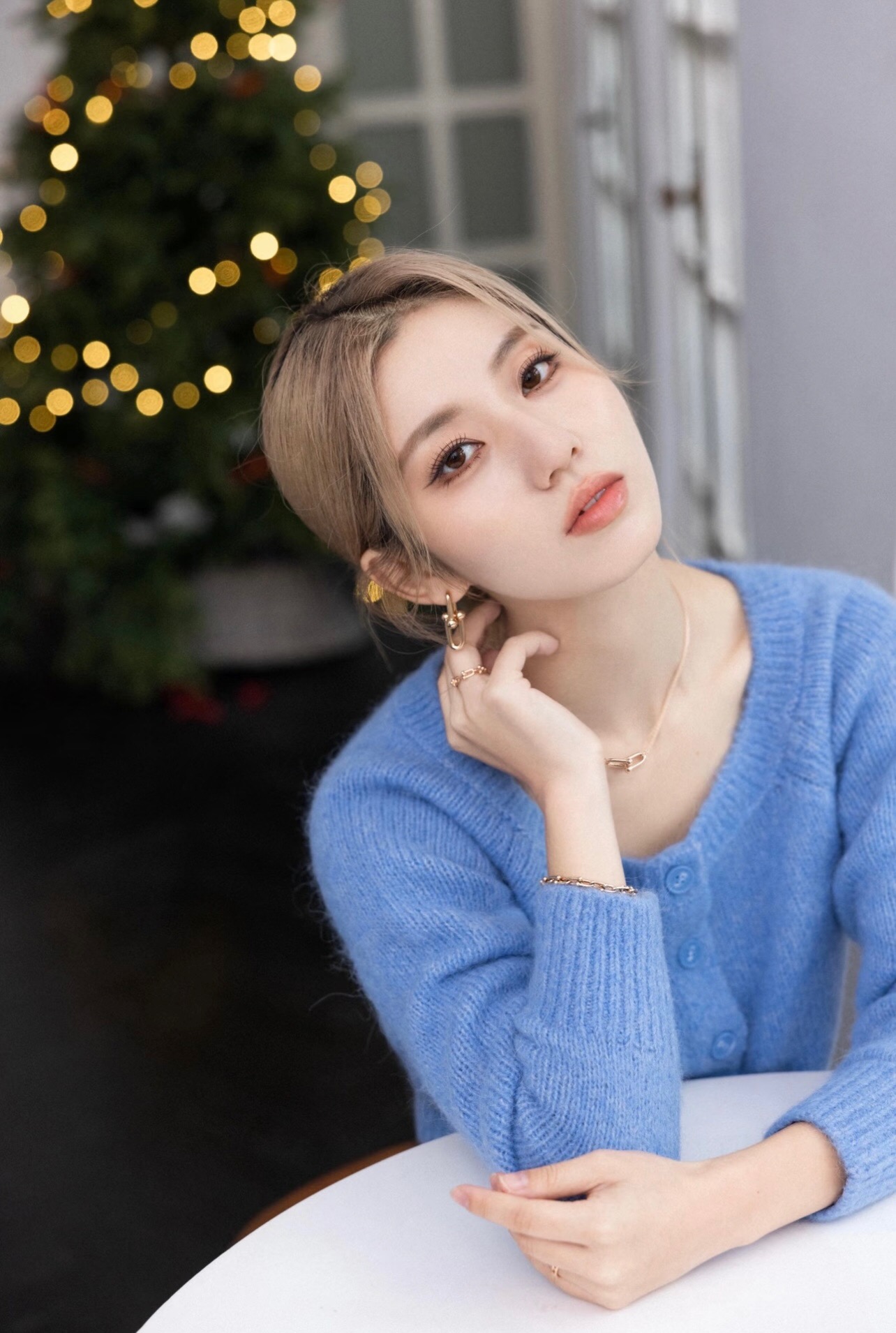 【Tiffany*帝芙尼最新款🆕🆕玫瑰金双链光面马蹄项链】一致官网黄铜材质，非常的上镜‼️设计很特别值得