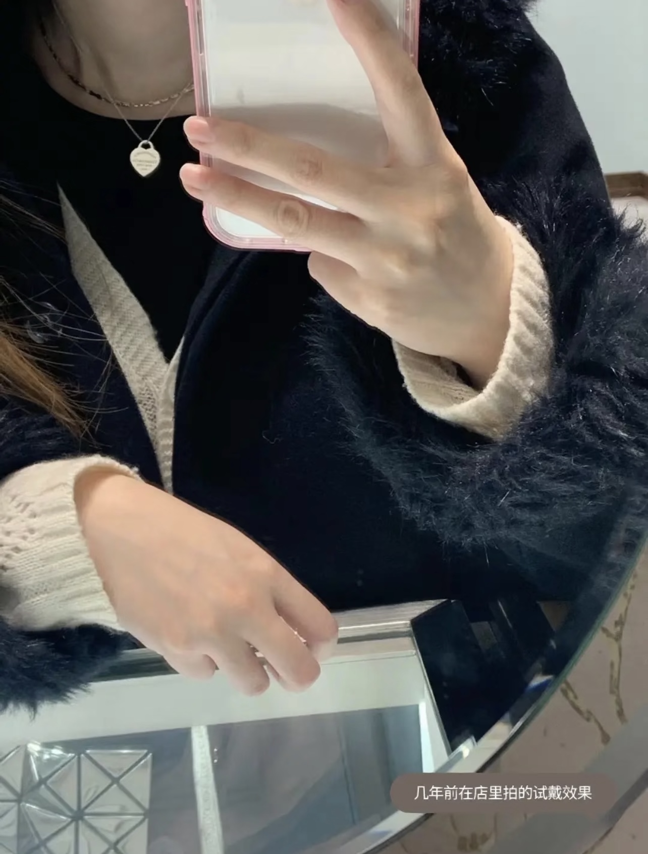 【Tiffany*帝芙尼最新款🆕🆕银色单钻爱心项链】一致官网黄铜材质，非常的上镜‼️设计很特别值得入手。