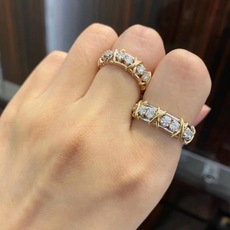 尺寸码数:6.7.8码【Tiffany*帝芙尼最新款🆕🆕银色白镶钻X符号戒指】一致官网黄铜材质,非常的上 尺寸码数:6.7.8码【Tiffany*帝芙尼最新款🆕🆕银色白镶钻X符号戒指】一致官网黄铜材质,非常的上