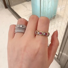 尺寸码数:6.7.8码【Tiffany*帝芙尼最新款🆕🆕玫瑰金镶钻红钻X戒指】一致官网黄铜材质,非常的上 尺寸码数:6.7.8码【Tiffany*帝芙尼最新款🆕🆕玫瑰金镶钻红钻X戒指】一致官网黄铜材质,非常的上