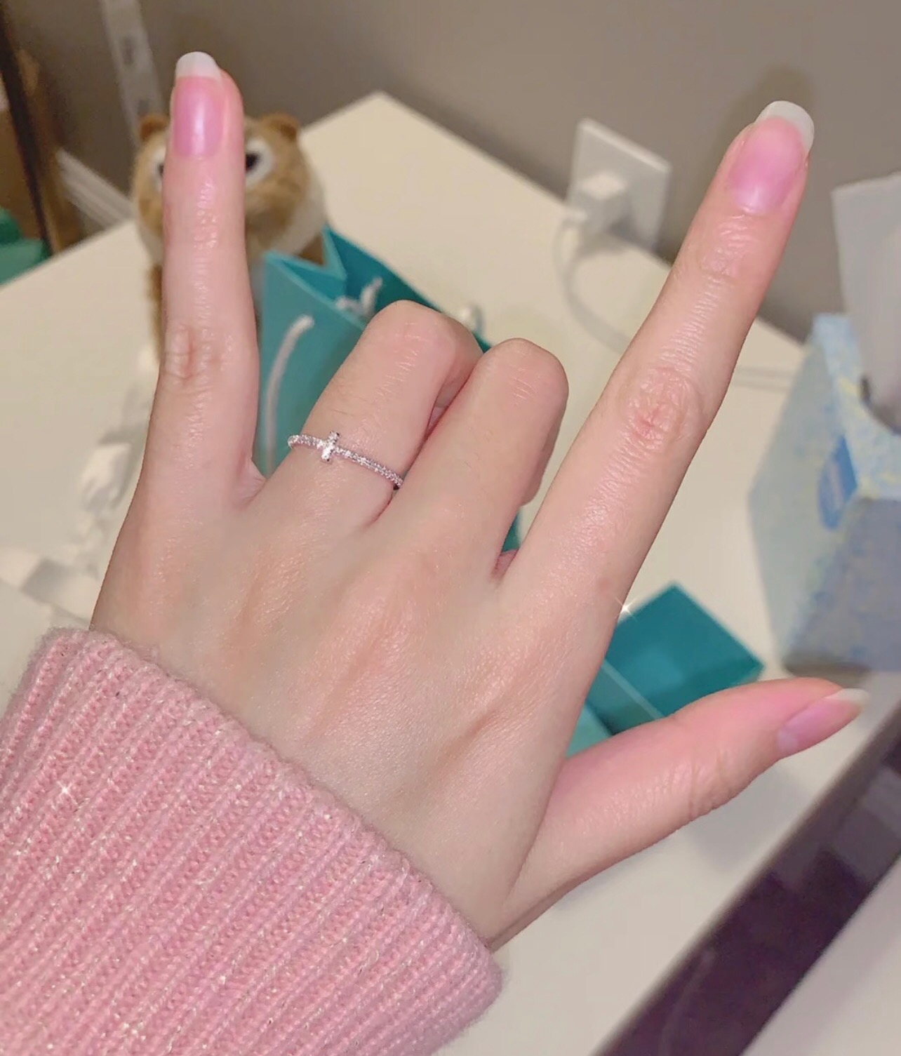 尺寸码数:6.7.8码【Tiffany*帝芙尼最新款🆕🆕金色满钻T字母^_^^_^戒指】一致官网黄铜材质 尺寸码数:6.7.8码【Tiffany*帝芙尼最新款🆕🆕金色满钻T字母^_^^_^戒指】一致官网黄铜材质