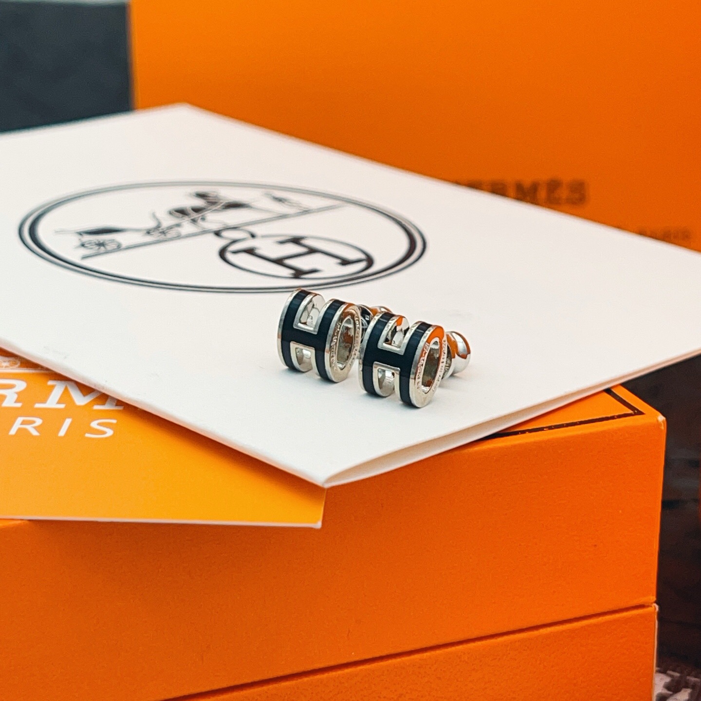 Hermès Haute Joaillerie Fine Jewelry Earrings Necklace Ring Ref 5