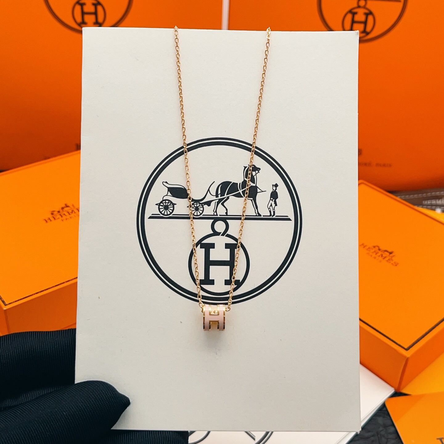 Hermès Haute Joaillerie Fine Jewelry Earrings Necklace Ring Ref 2