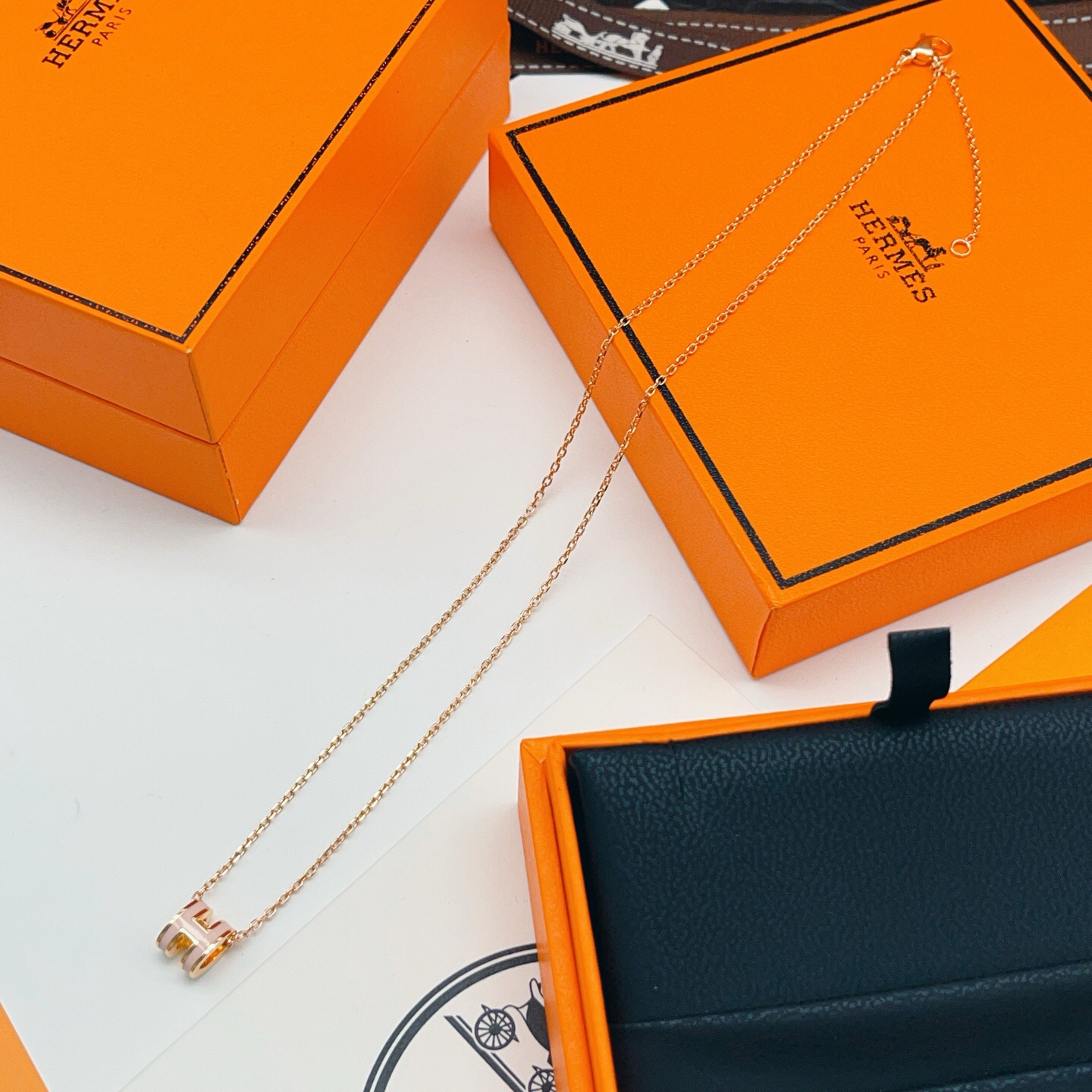 Hermès Haute Joaillerie Fine Jewelry Earrings Necklace Ring Ref 4