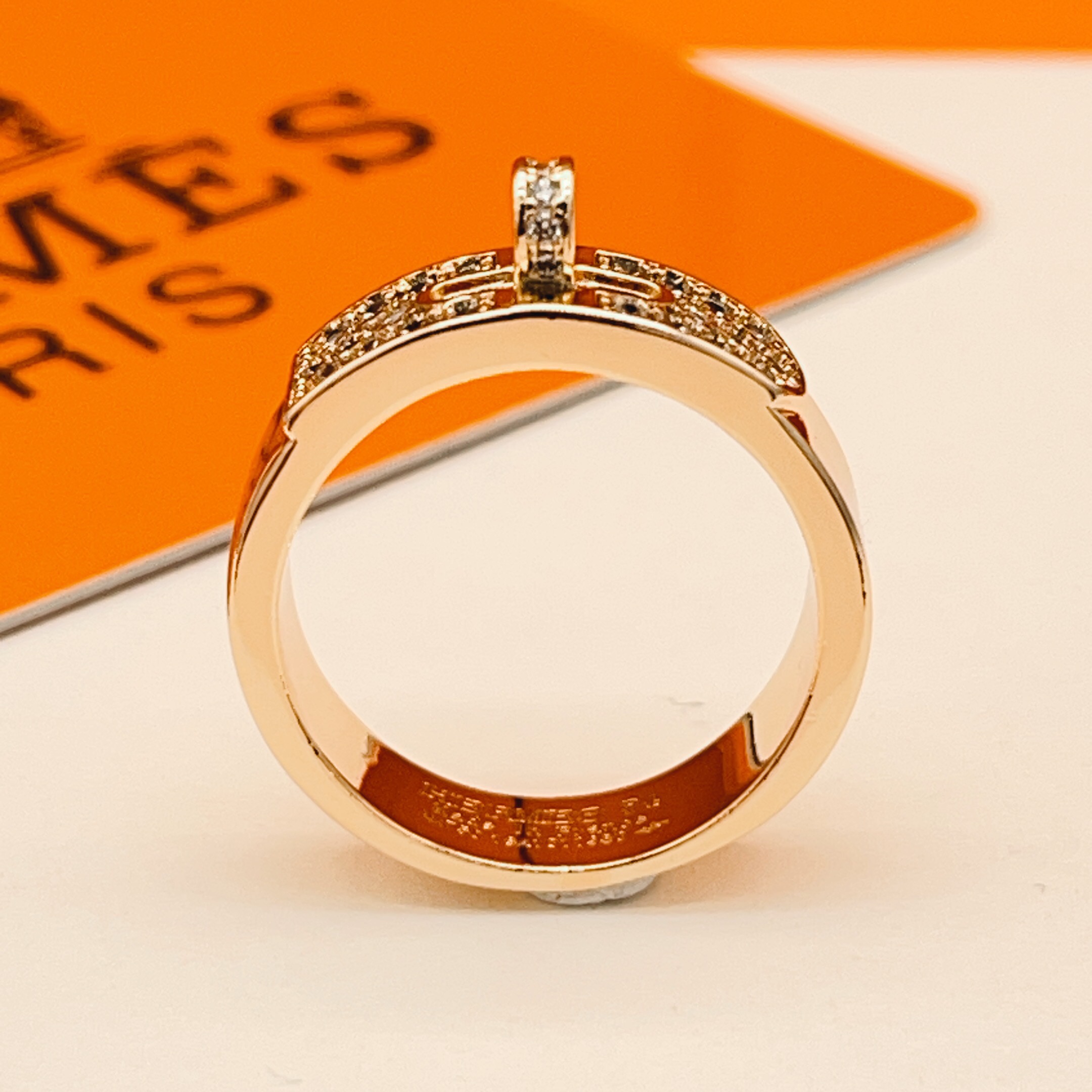 He@mesHermès rose gold ring】 ZP 3