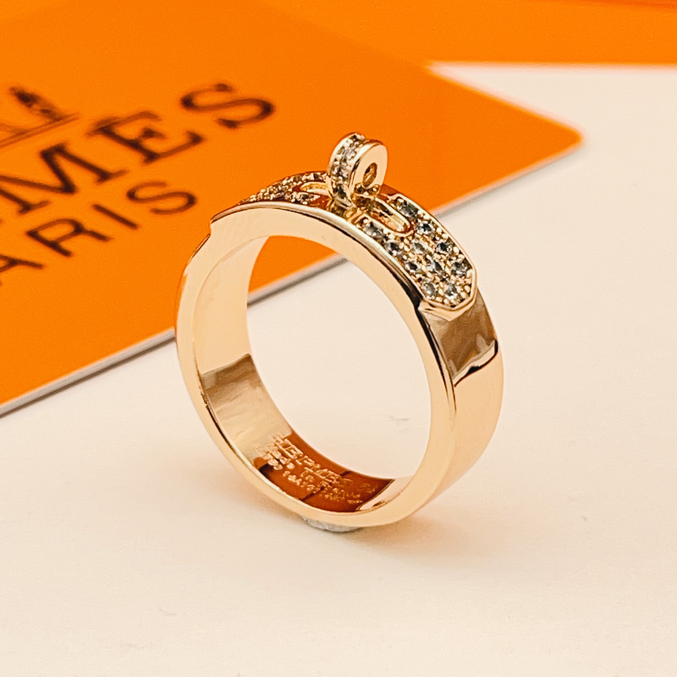 He@mesHermès rose gold ring】 ZP 4