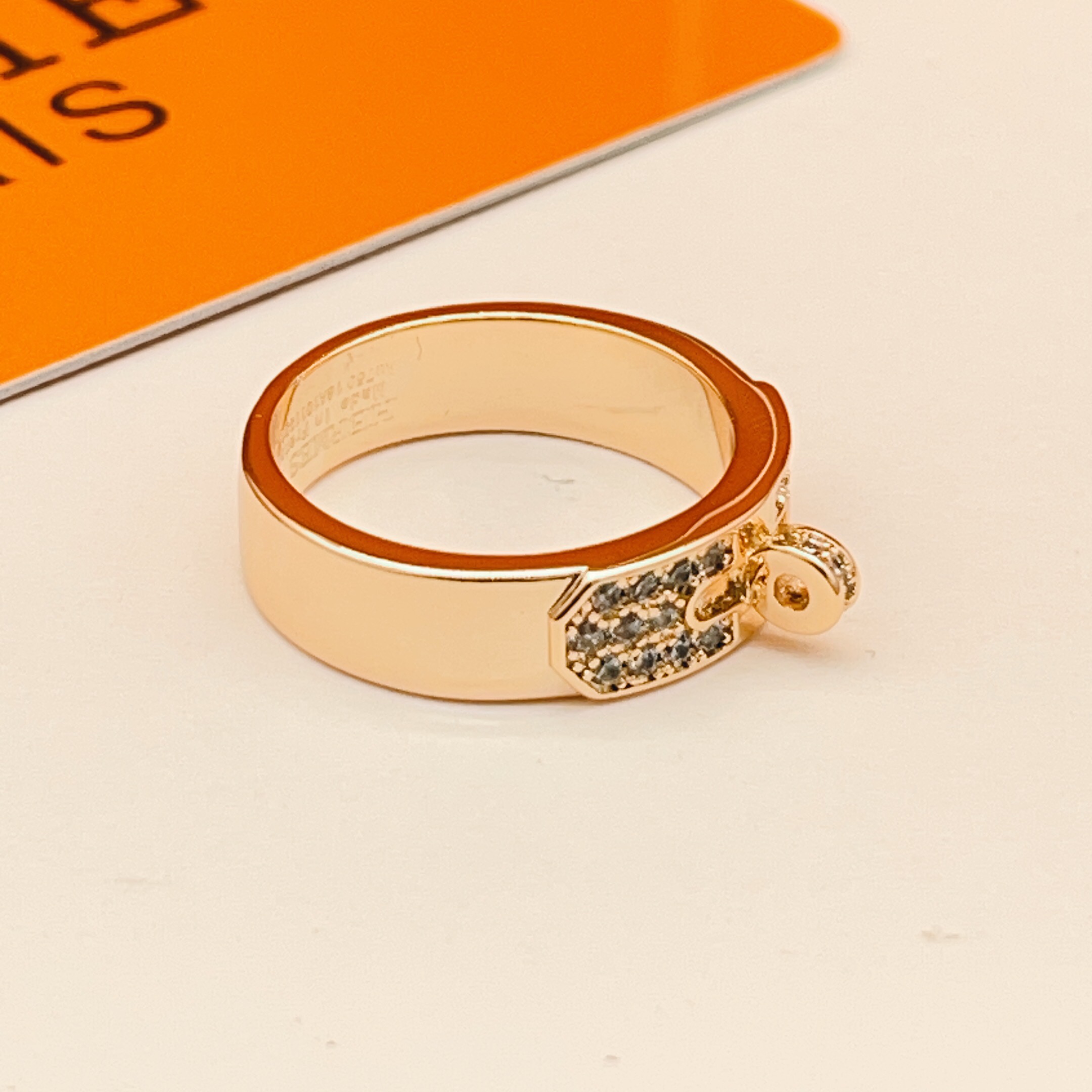 He@mesHermès rose gold ring】 ZP 5