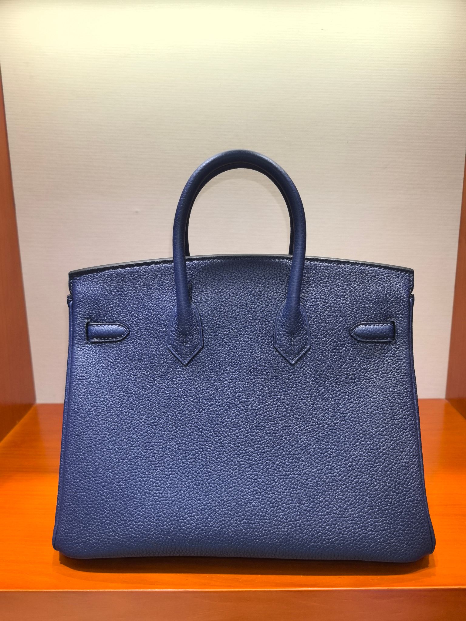 Hermes Birkin 25 Blue Togo Leather Handbag with Silver Hardware 3 a1727777264962 1642