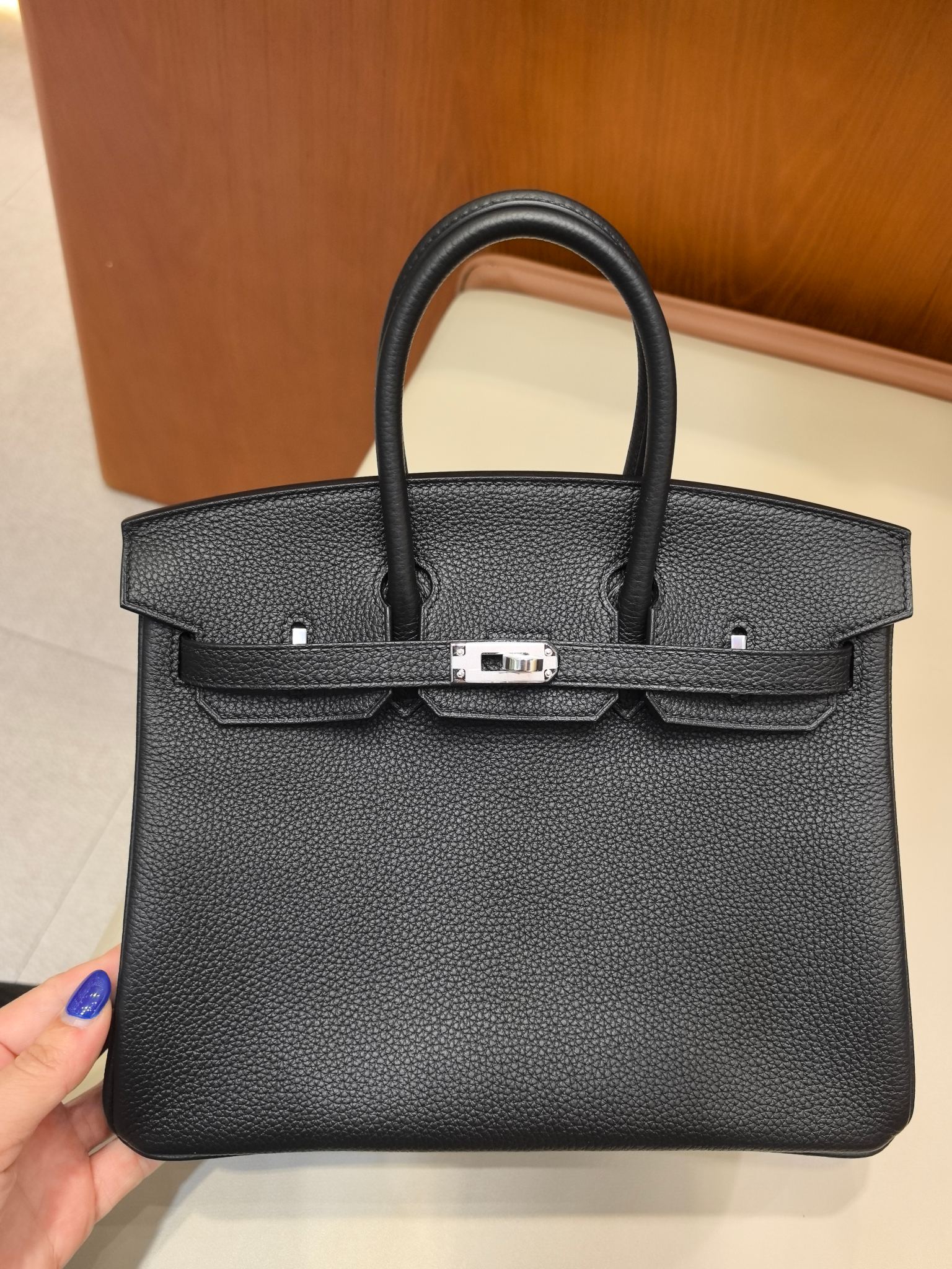 Hermès Black Togo Leather Birkin Bag 25cm with Silver Hardware 2 a1746868947200 7551