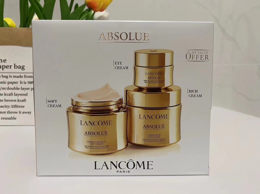 200. Lancôme Absolue Cream Three-Piece Set/Mingtong Edition 🔜 Mingtong Edition. High quality❗️🇫🇷Lancôme Lancôme Abso…