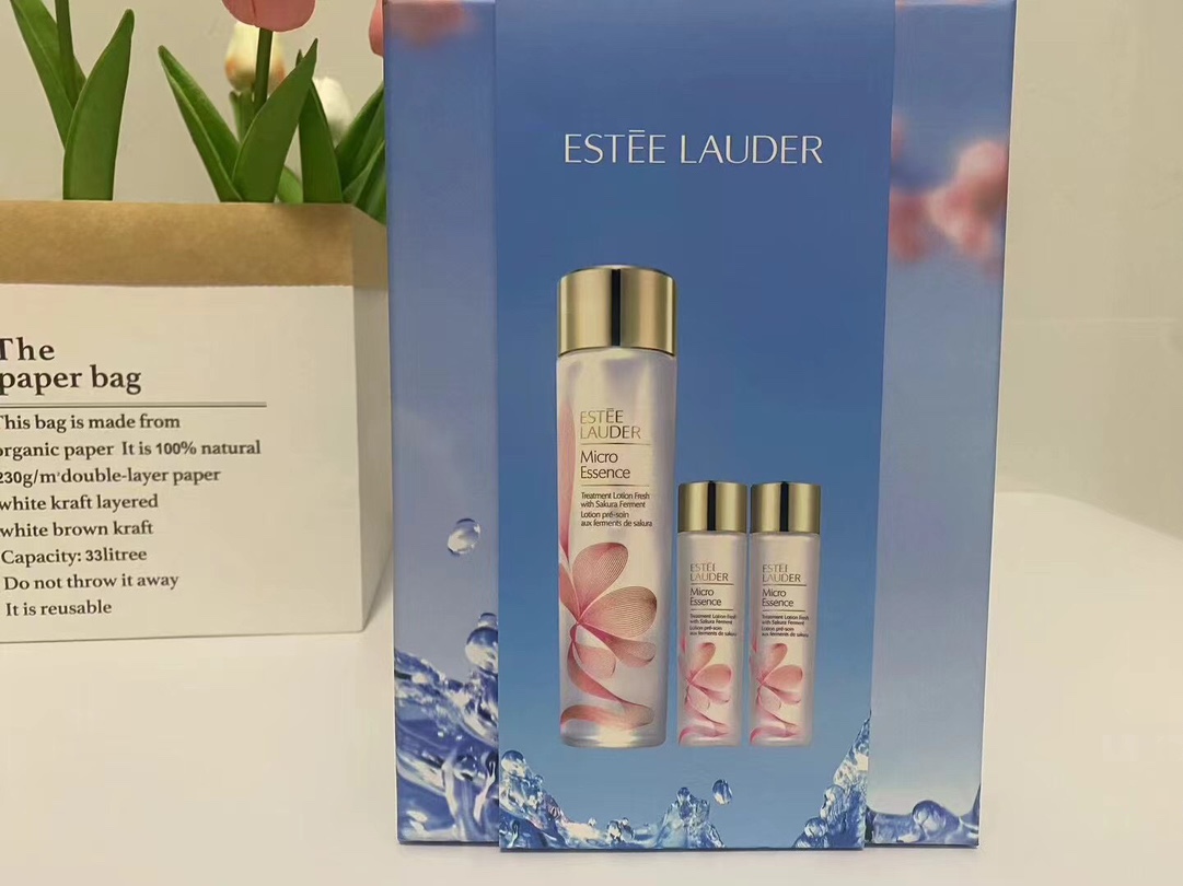 170. Nuevo set de agua de cerezo de Estée Lauder 1+2 🔜 Versión Mingtong. ¡Alta calidad! 🇺🇸 Set de agua de cerezo de …