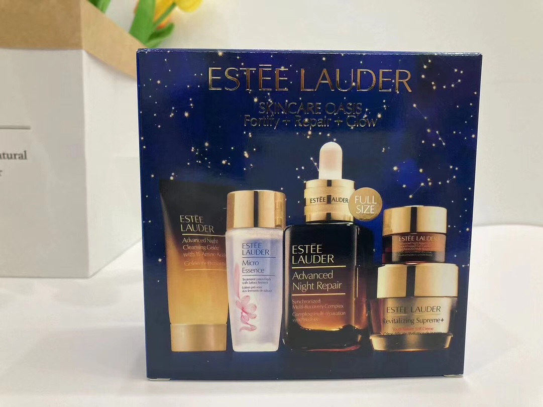 105. Set de 5 piezas de esencia Estée Lauder Advanced Night Repair 🔜 Versión Mingtong. Alta calidad❗️🇺🇸 Estee Lauder…