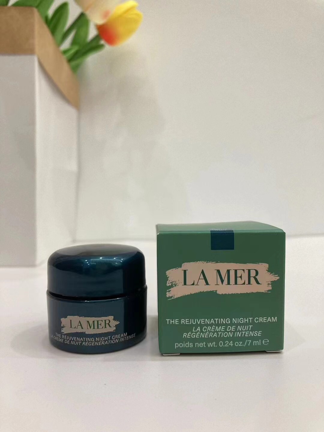 40. Crema de noche milagrosa La Mer 7ml/versión Mingtong 🔜 Versión Mingtong. Alta calidad❗️🇺🇸LA MER La Mer Nueva Cre…